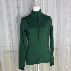 Nike Women's Forest Green Long Sleeve Tee